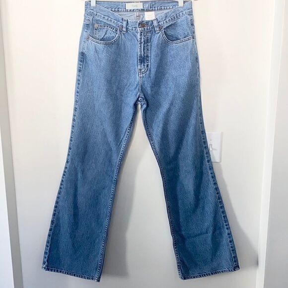 Gap Flare Leg High Rise Jeans 10R - Picture 1 of 6